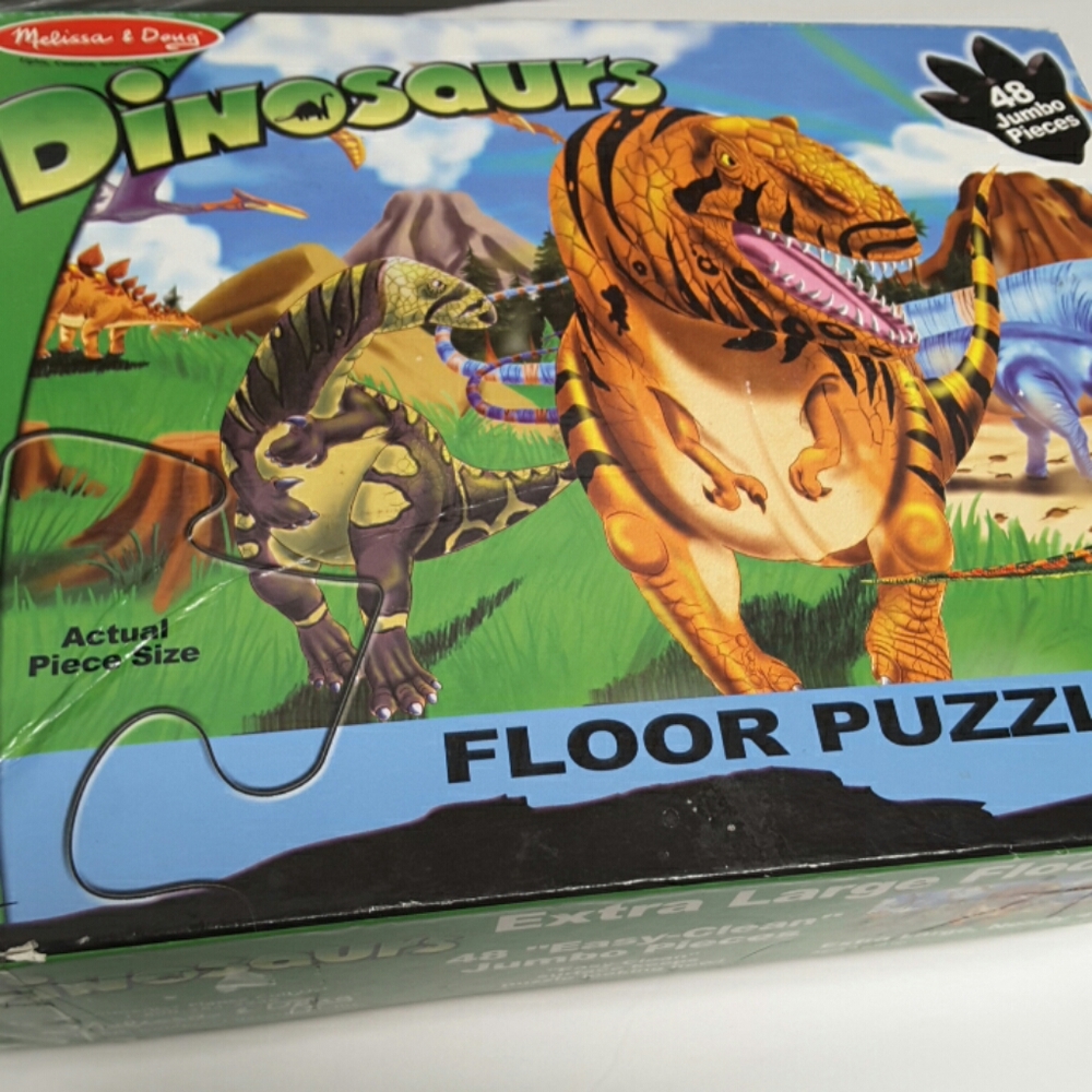 Dinosaurs Floor Puzzle 48 Jumbo Pieces